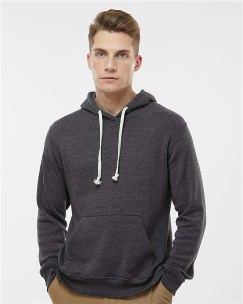 J. America 8871 Men's Triblend Fleece Hooded Sweatshirt