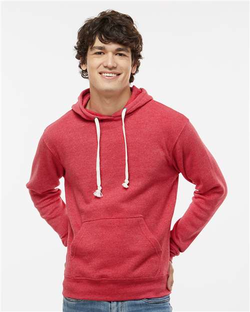 J. America 8871 Men's Triblend Fleece Hooded Sweatshirt