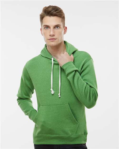 J. America 8871 Men's Triblend Fleece Hooded Sweatshirt