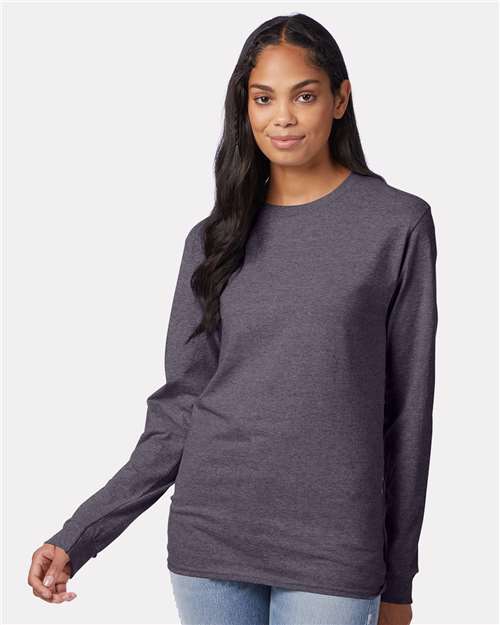 Hanes 5586 Unisex Authentic Long Sleeve T-Shirt