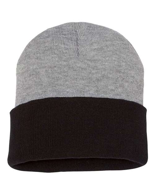 Sportsman SP12T 12" Color Blocked Cuffed Beanie