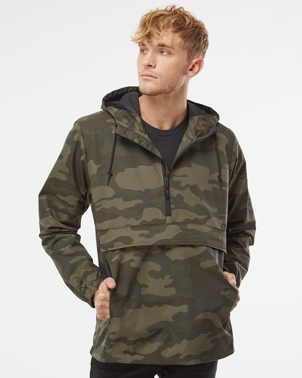 Independent Trading Co. EXP94NAW Men's Nylon Anorak
