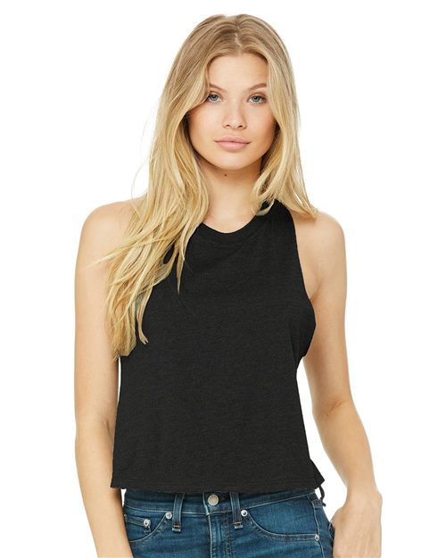 BELLA + CANVAS 6682 Women's Racerback Crop Tank