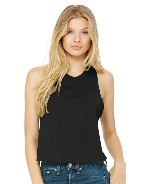 BELLA + CANVAS - Women's Racerback Crop Tank - 6682