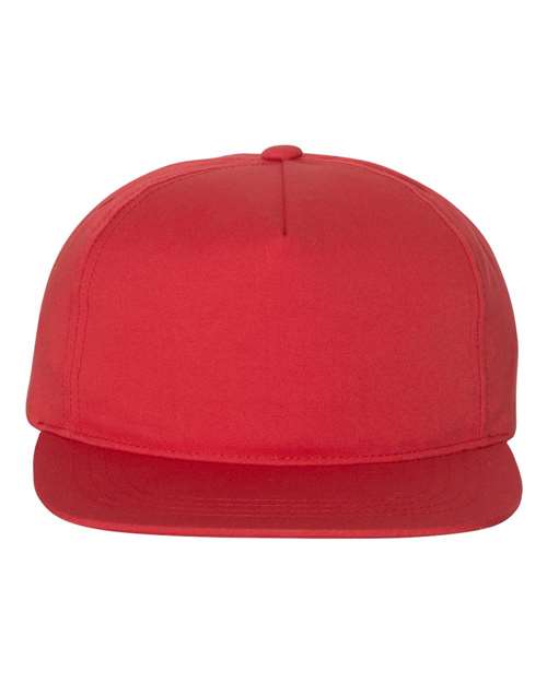 YP Classics - Lightly-Structured Five-Panel Snapback Cap - 6502