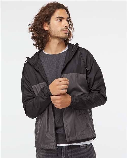 Independent Trading Co. EXP54LWZ Men's Lightweight Windbreaker Full-Zip Jacket