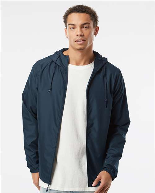 Independent Trading Co. EXP54LWZ Men's Lightweight Windbreaker Full-Zip Jacket