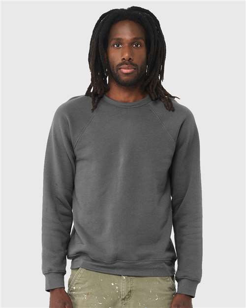 BELLA + CANVAS - Sponge Fleece Raglan Crewneck Sweatshirt - 3901