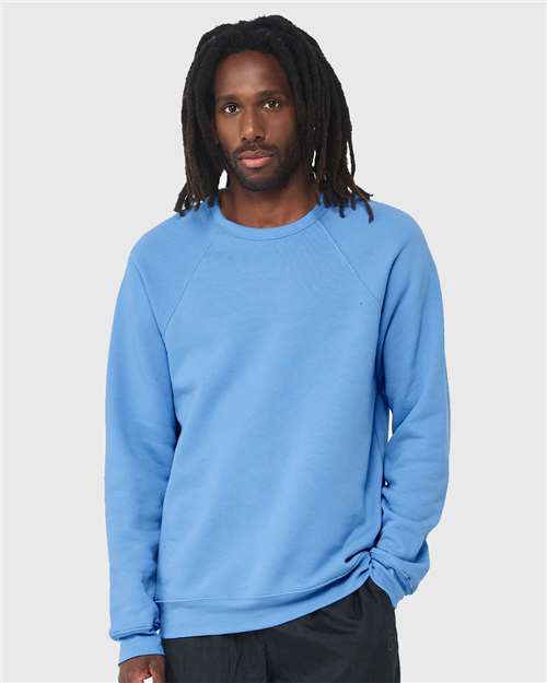 BELLA + CANVAS 3901 Unisex Sponge Fleece Raglan Crewneck Sweatshirt