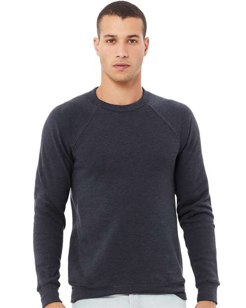 BELLA + CANVAS 3901 Unisex Sponge Fleece Raglan Crewneck Sweatshirt