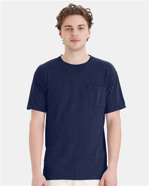 ComfortWash by Hanes GDH150 Unisex Garment-Dyed Pocket T-Shirt
