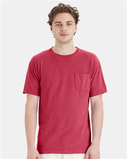 ComfortWash by Hanes GDH150 Unisex Garment-Dyed Pocket T-Shirt