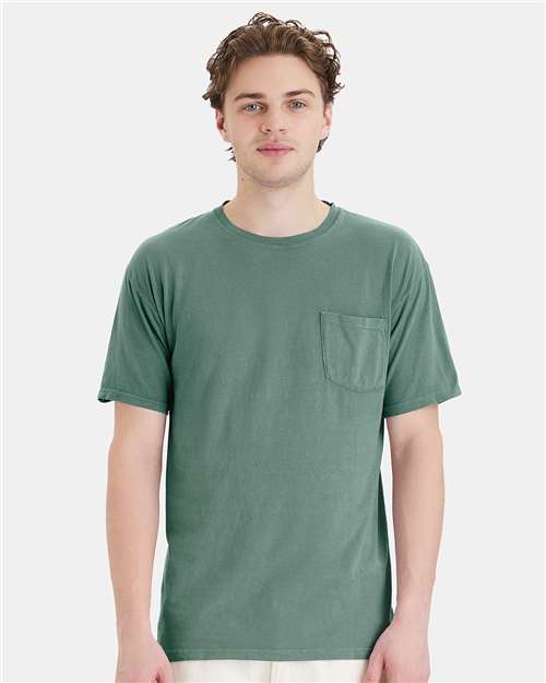 ComfortWash by Hanes GDH150 Unisex Garment-Dyed Pocket T-Shirt