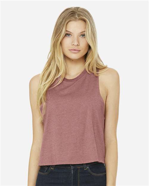 BELLA + CANVAS 6682 Women's Racerback Crop Tank