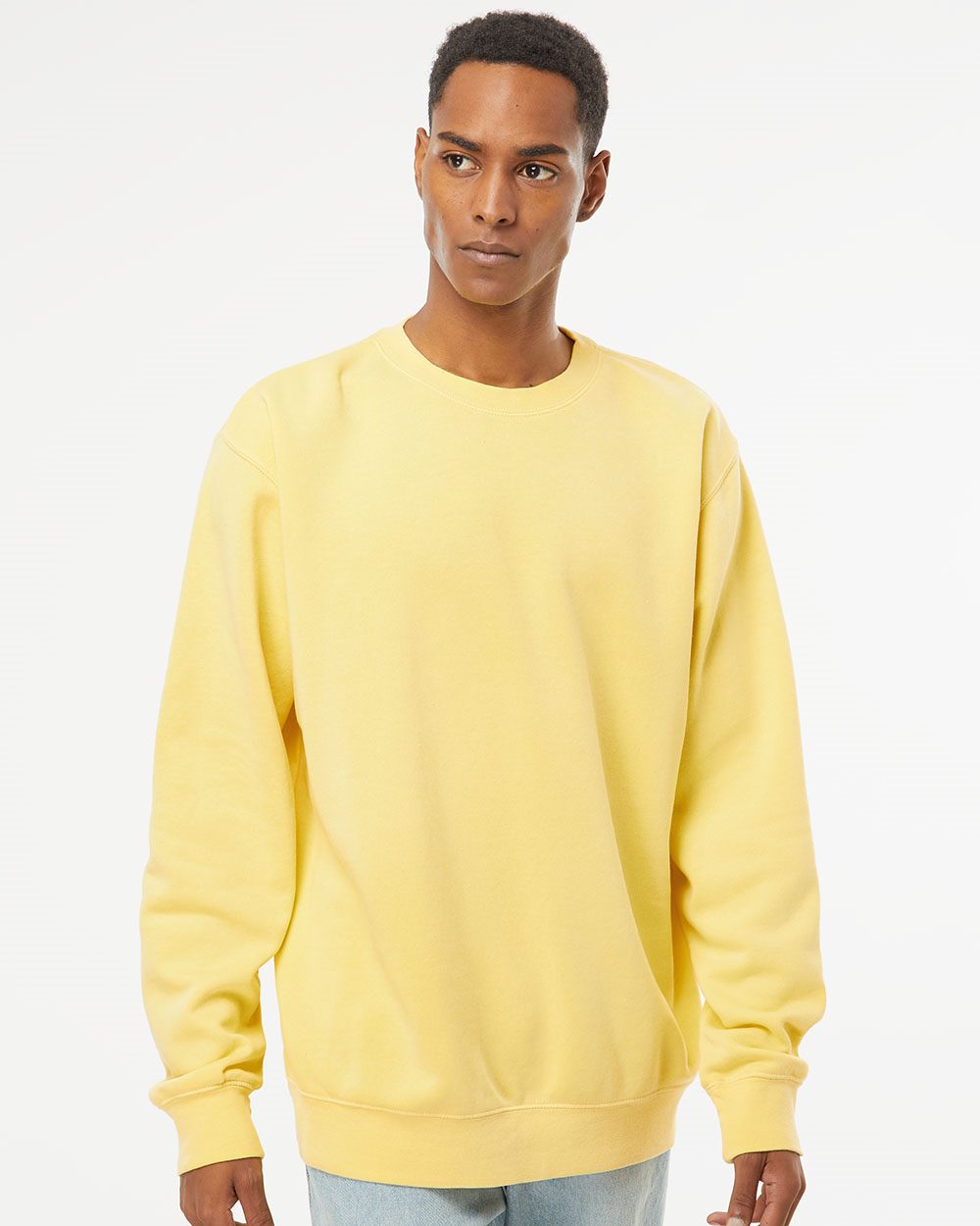 Independent Trading Co. PRM3500 Unisex Midweight Pigment-Dyed Crewneck Sweatshirt