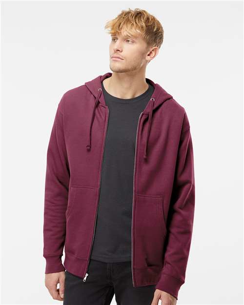 Independent Trading Co. - Midweight Full-Zip Hooded Sweatshirt - SS4500Z