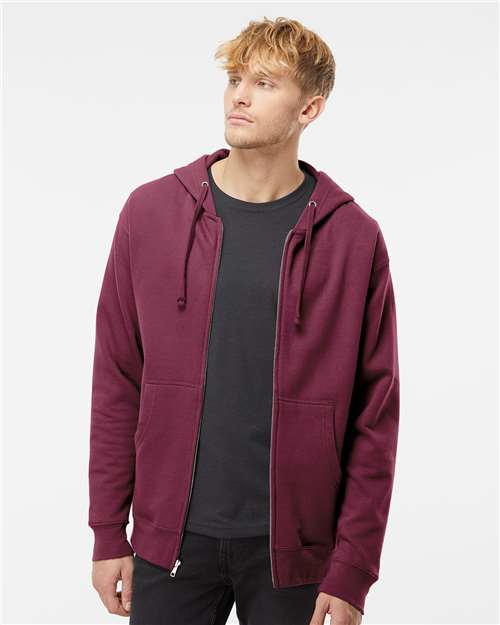 Independent Trading Co. SS4500Z Unisex Midweight Full-Zip Hooded Sweatshirt