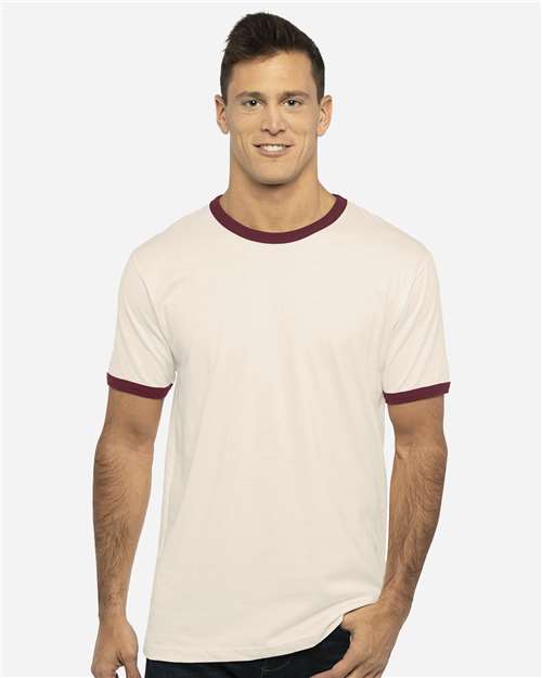 Next Level 3604 Unisex Cotton Ringer T-Shirt