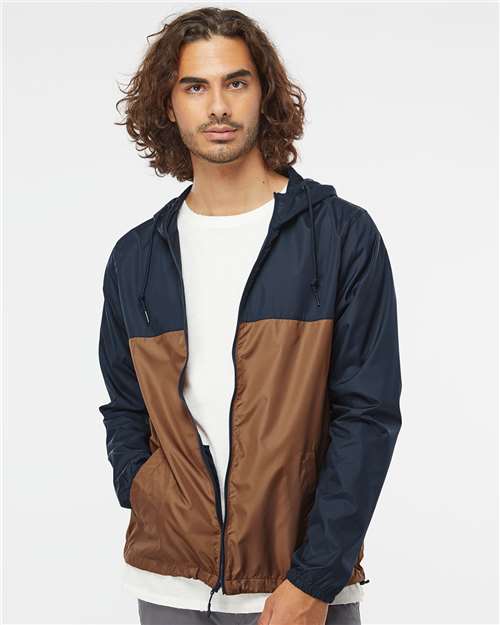 Independent Trading Co. EXP54LWZ Men's Lightweight Windbreaker Full-Zip Jacket