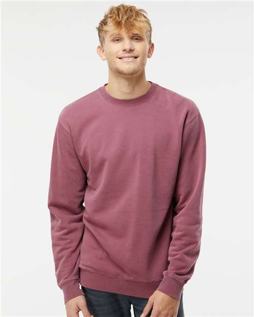 Independent Trading Co. PRM3500 Unisex Midweight Pigment-Dyed Crewneck Sweatshirt