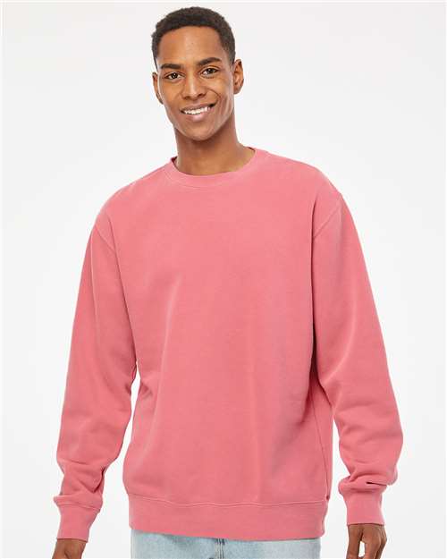Independent Trading Co. PRM3500 Unisex Midweight Pigment-Dyed Crewneck Sweatshirt