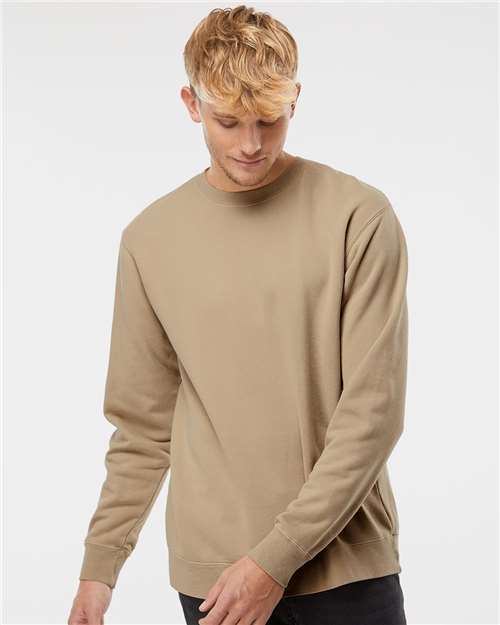 Independent Trading Co. PRM3500 Unisex Midweight Pigment-Dyed Crewneck Sweatshirt