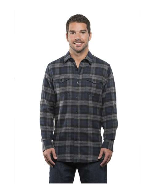 Burnside - Yarn-Dyed Long Sleeve Flannel Shirt - 8210