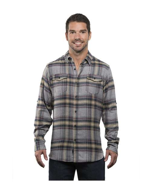 Burnside - Yarn-Dyed Long Sleeve Flannel Shirt - 8210