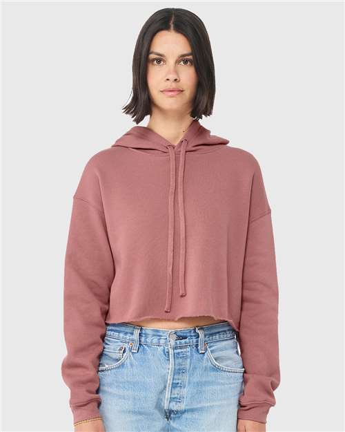 BELLA + CANVAS 7502 Women's Crop Hoodie Sweatshirt