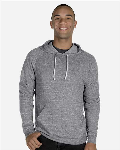 JERZEES 90MR Unisex Snow Heather French Terry Raglan Hooded Sweatshirt