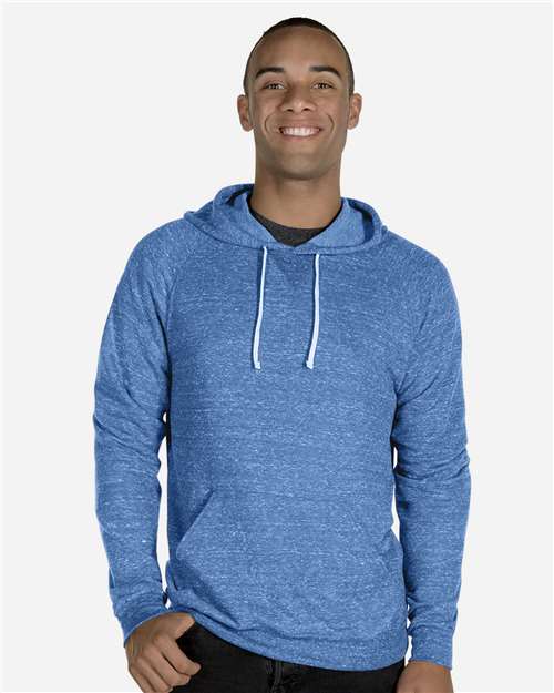 JERZEES 90MR Unisex Snow Heather French Terry Raglan Hooded Sweatshirt