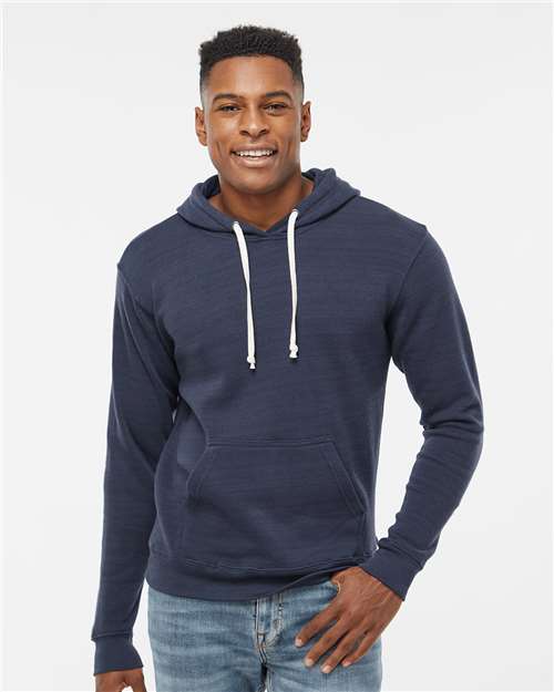 J. America 8871 Men's Triblend Fleece Hooded Sweatshirt