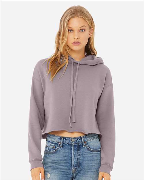 BELLA + CANVAS 7502 Women's Crop Hoodie Sweatshirt