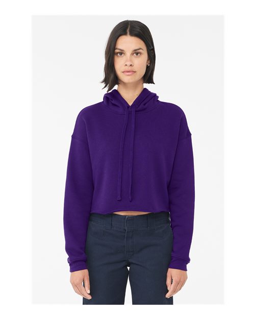 BELLA + CANVAS 7502 Women's Crop Hoodie Sweatshirt