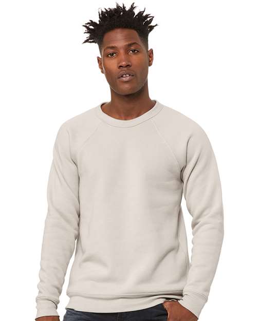 BELLA + CANVAS 3901 Unisex Sponge Fleece Raglan Crewneck Sweatshirt