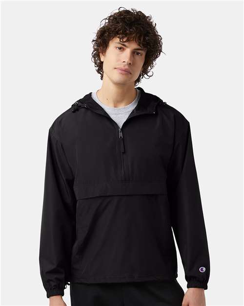 Champion - Hooded Packable Quarter-Zip Jacket - CO200