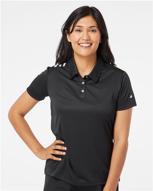 Adidas - Women's 3-Stripes Shoulder Polo - A325