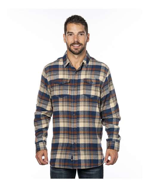 Burnside - Yarn-Dyed Flannel Shirt - 8210