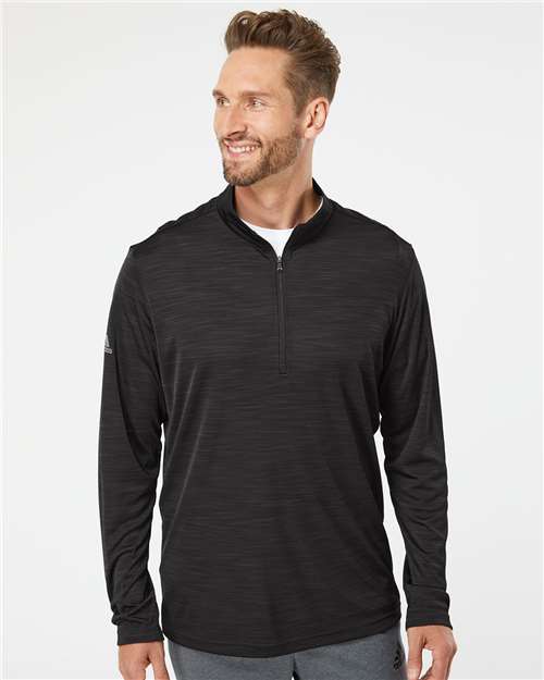 Adidas - Lightweight Mélange Quarter-Zip Pullover - A475