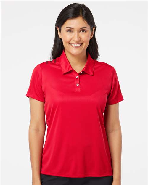 Adidas - Women's 3-Stripes Shoulder Polo - A325