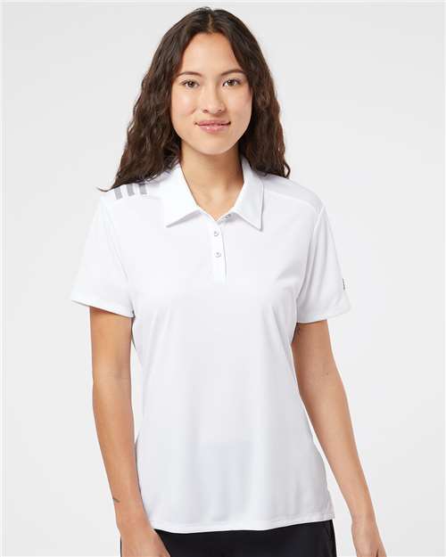 Adidas - Women's 3-Stripes Shoulder Polo - A325