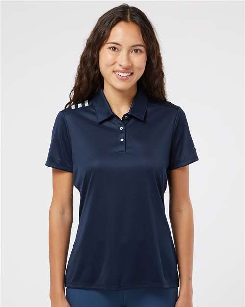 Adidas - Women's 3-Stripes Shoulder Polo - A325