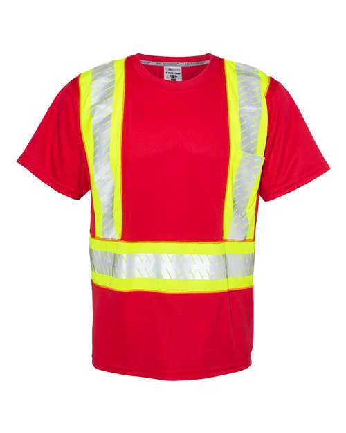 Kishigo - Unisex EV Series® Enhanced Visibility Contrast Pocket T-Shirt - B200-204