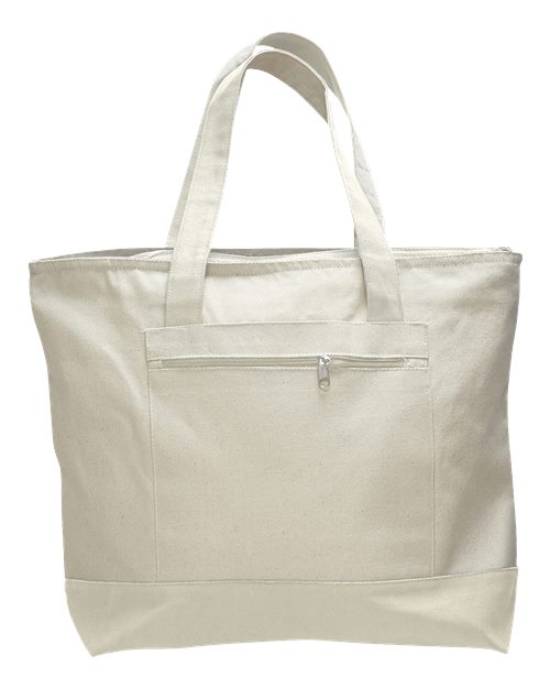 Q-Tees - 19L Zippered Tote - Q1300