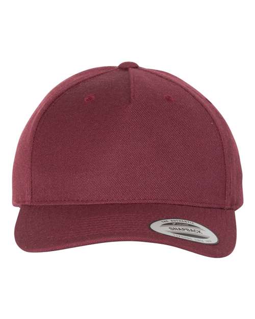 YP Classics - Premium Five-Panel Curved Visor Snapback Cap - 5789M