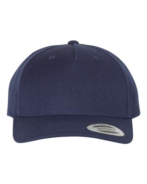 YP Classics - Premium Five-Panel Curved Bill Snapback Cap - 5789M
