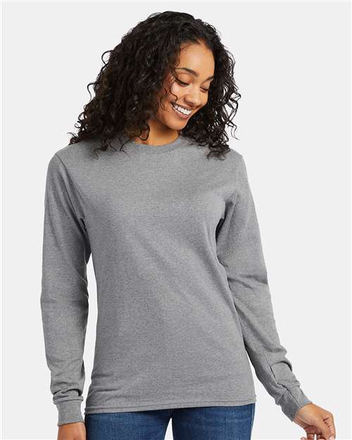 Hanes 5286 Unisex Essential-T Long Sleeve T-Shirt