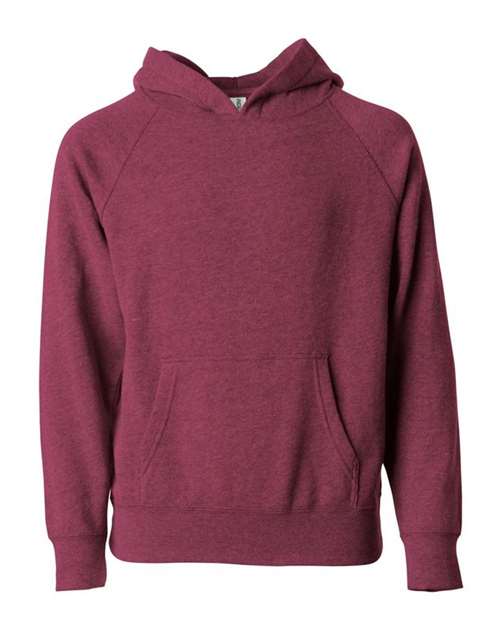 Independent Trading Co. - Youth Lightweight Special Blend Raglan Hooded Sweatshirt - PRM15YSB