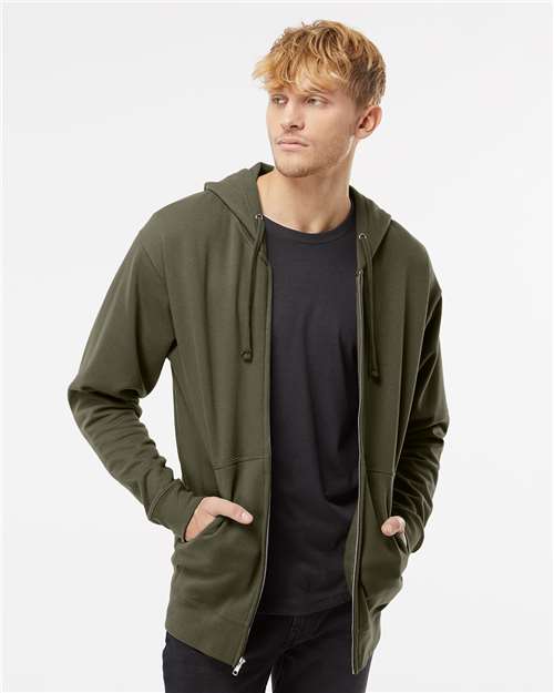 Independent Trading Co. SS4500Z Unisex Midweight Full-Zip Hooded Sweatshirt