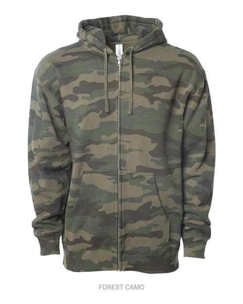 Independent Trading Co. SS4500Z Unisex Midweight Full-Zip Hooded Sweatshirt